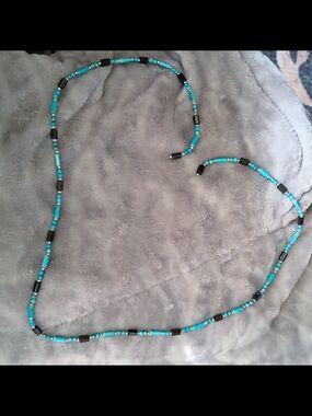 Southwestern Heishi Style Magnetic Necklace/Bracelet Accented with Turquoise